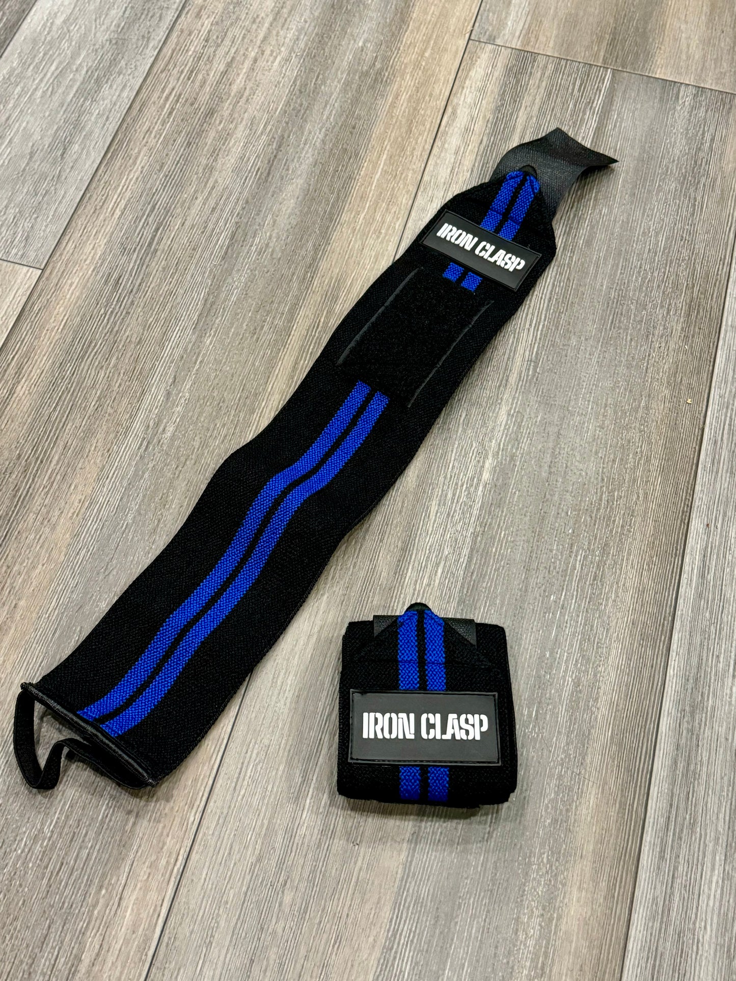 Thumbless Heavy Duty Wrist Wraps (21") | Midnight Blue/Black
