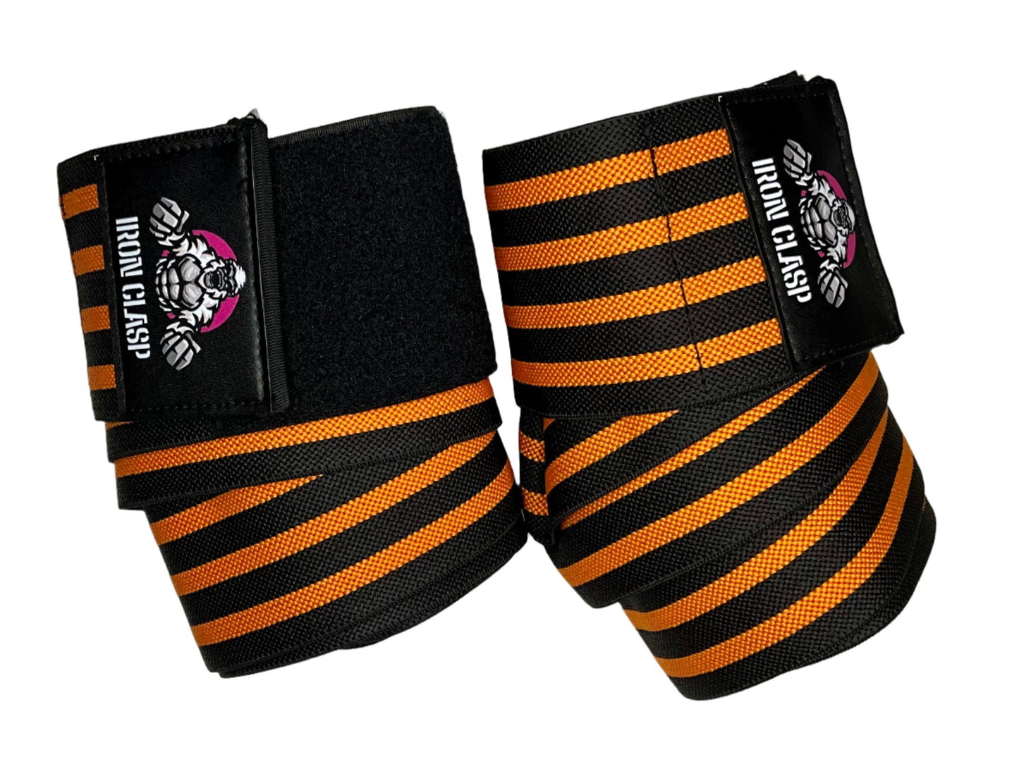 Heavy Duty Weightlifting Knee Wraps 78-Inches