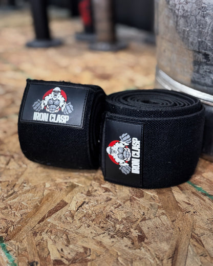 Heavy Duty Weightlifting Knee Wraps 78-Inches
