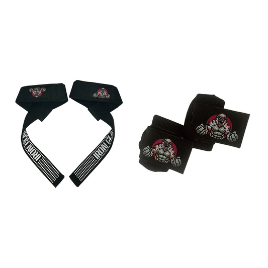 Wrist Wraps & Lifting Straps Bundle