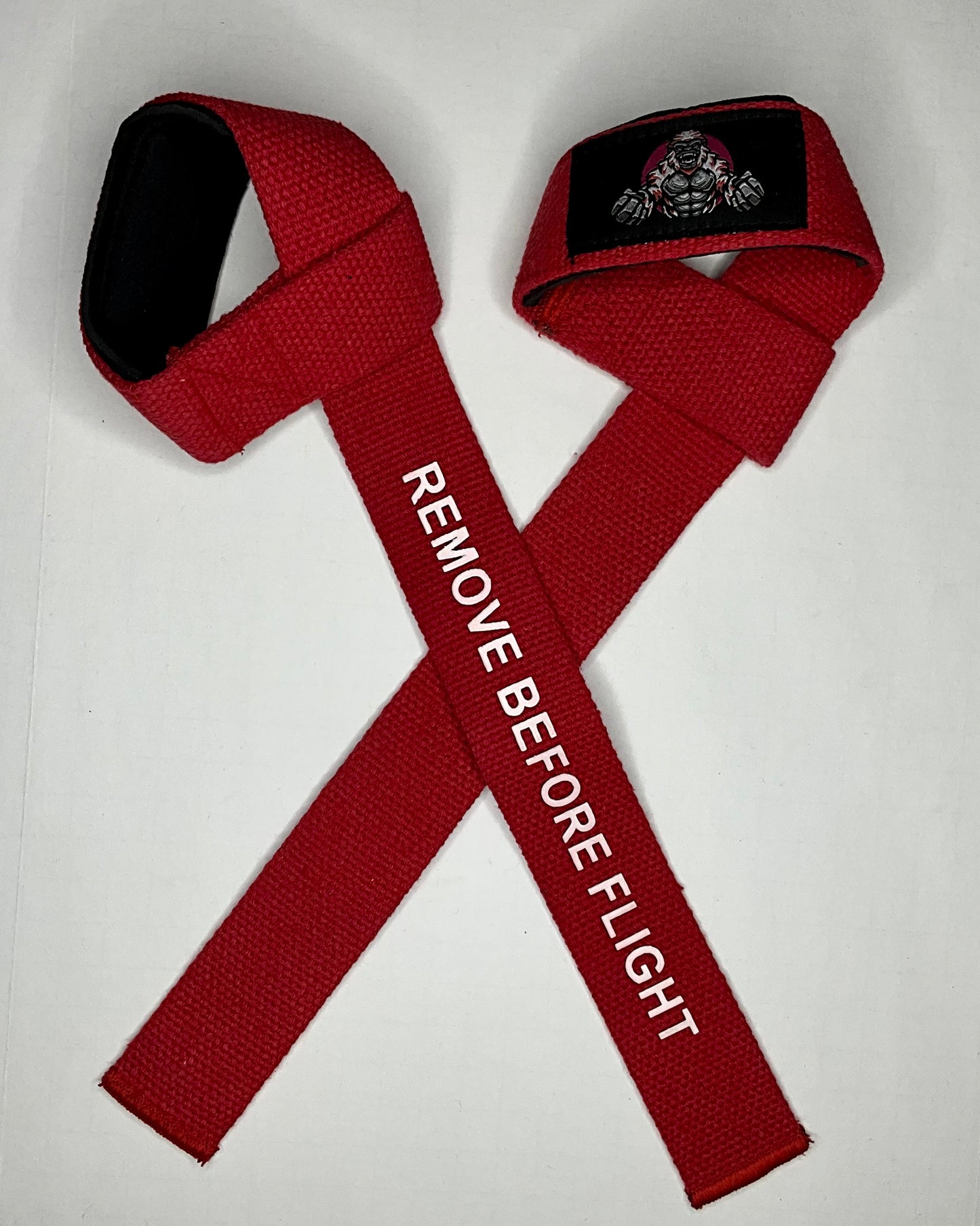 “Remove Before Flight” Lifting Straps