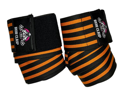 Heavy Duty Weightlifting Knee Wraps 78-Inches