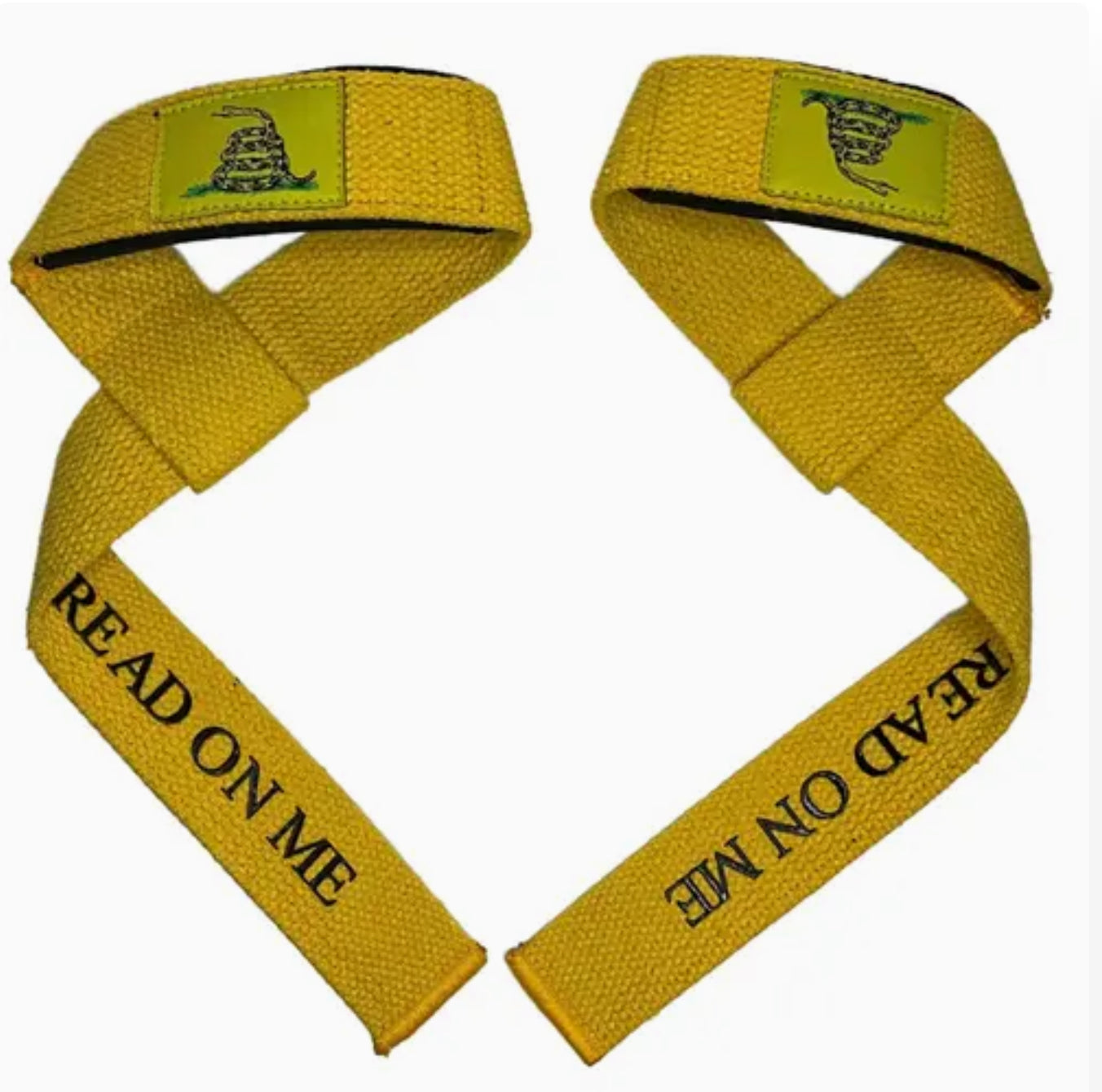 “Don’t Tread On Me” Lifting Straps