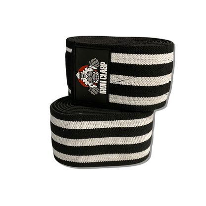 Heavy Duty Weightlifting Knee Wraps 78-Inches