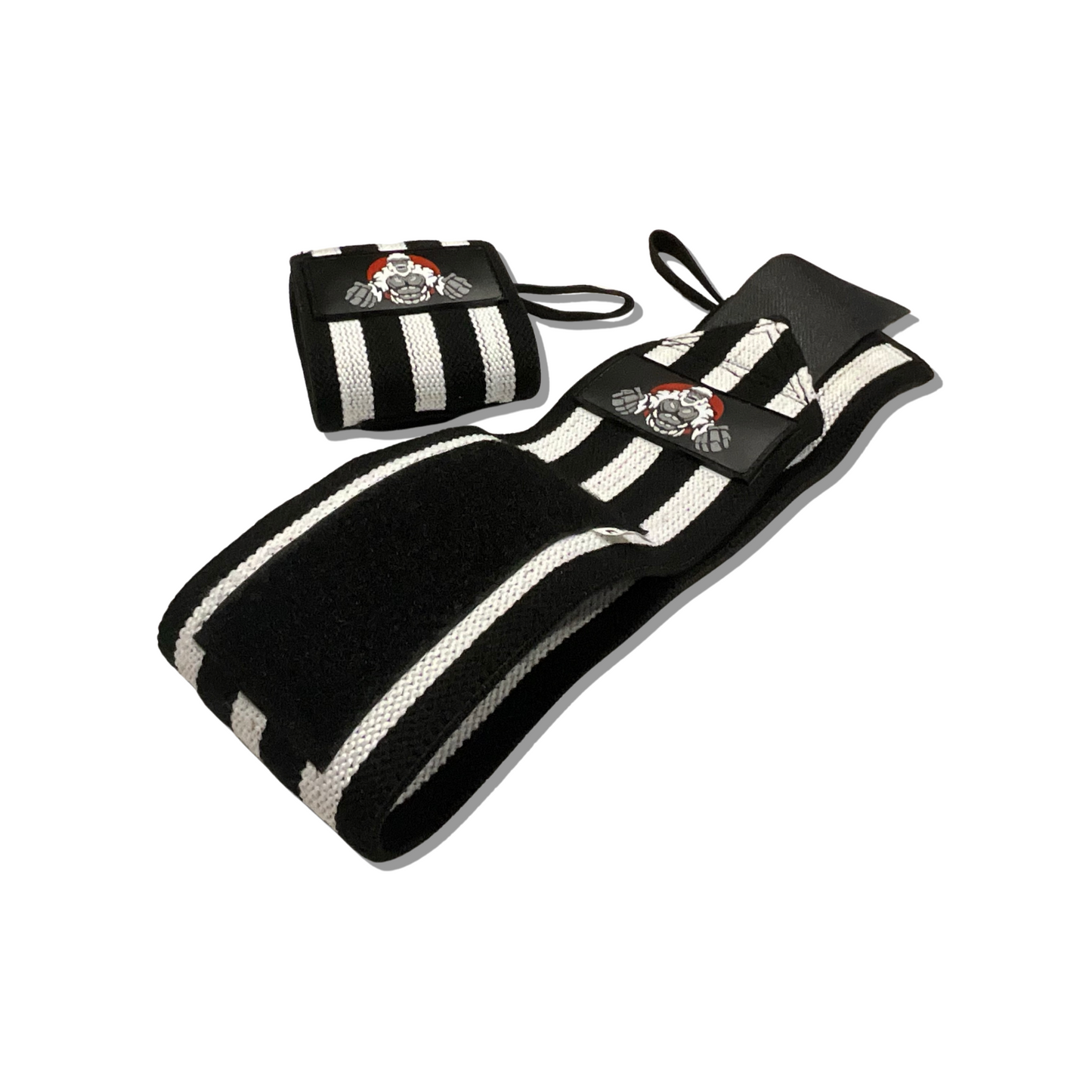 Super Heavy Duty Wrist Wraps (21") | Black/White